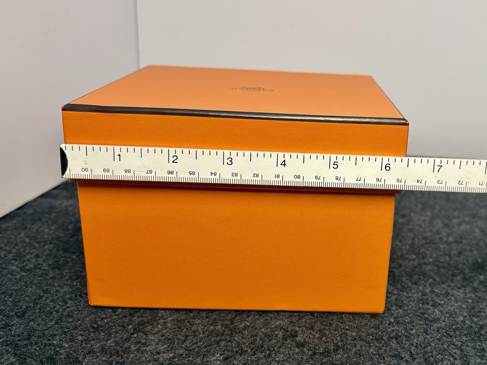 Hermes Empty Box W/ Ribbon see image for dimensions ￼