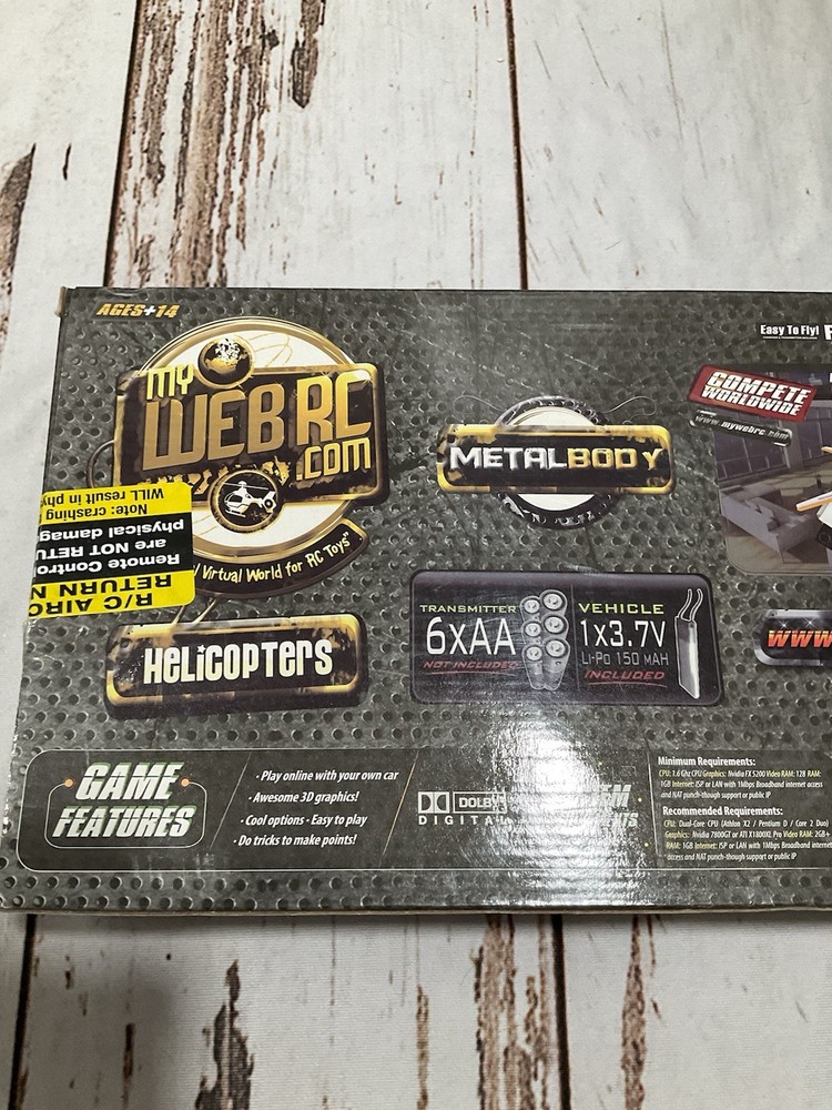 VINTAGE REMOTE CONTROL IRON EAGLE SMALL HELICOPTER