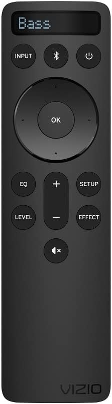 OEM Replacement Bluetooth Backlit Display Sound Bar Remote Controller BLACK