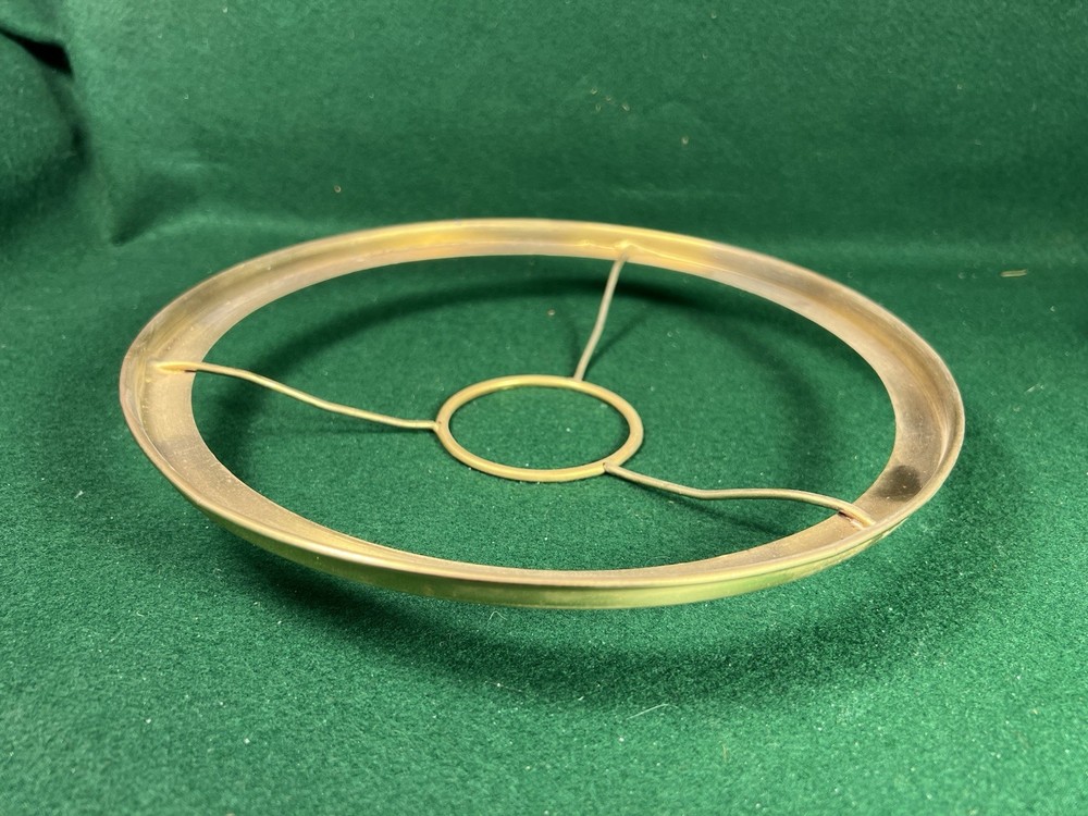 Brass 10” Shade Holder 2-9/16” Mount