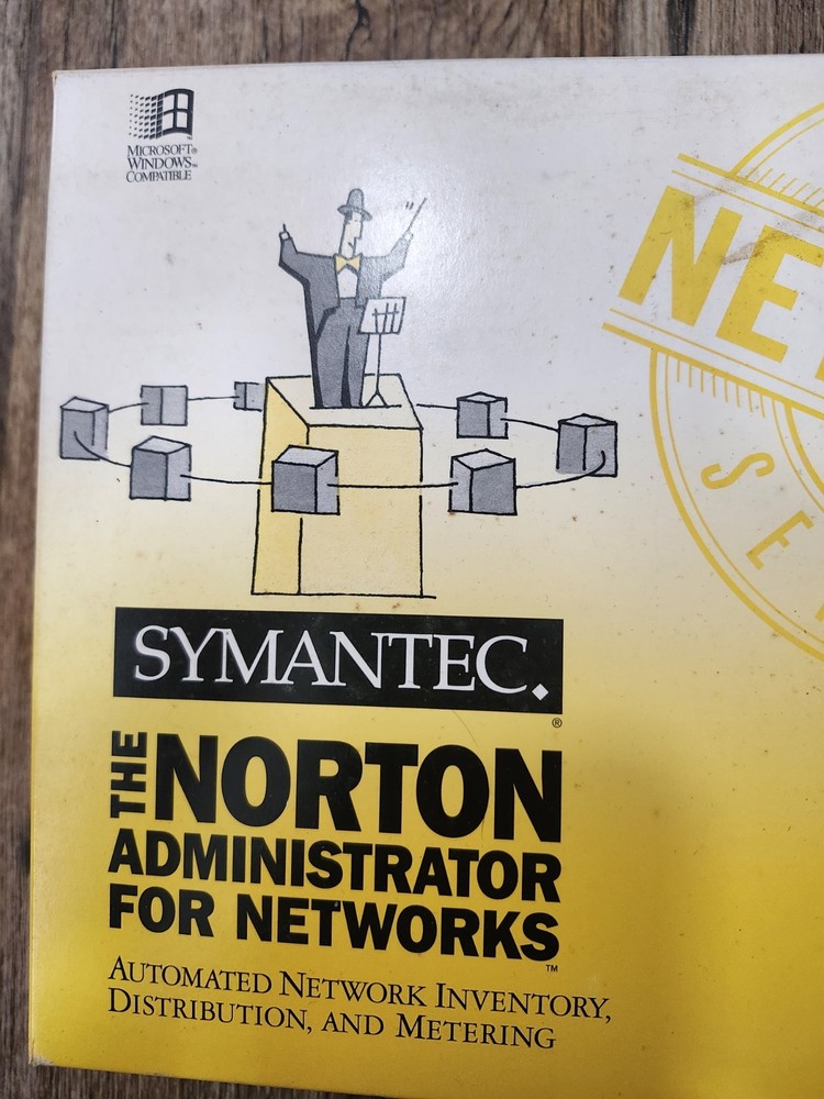 Symantec Norton Administrator for Networks Node 5 ver 15 Windows DOS Macintosh