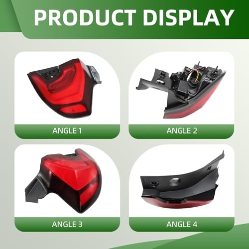 Passenger Tail Light Assembly Compatible with 2018 2019 2020 Terrain Rear Right