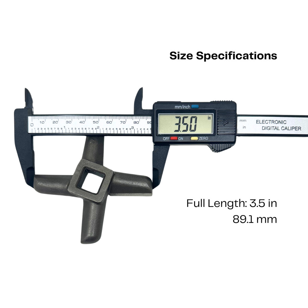 Size 32 Meat Grinder Knife - Resharpable