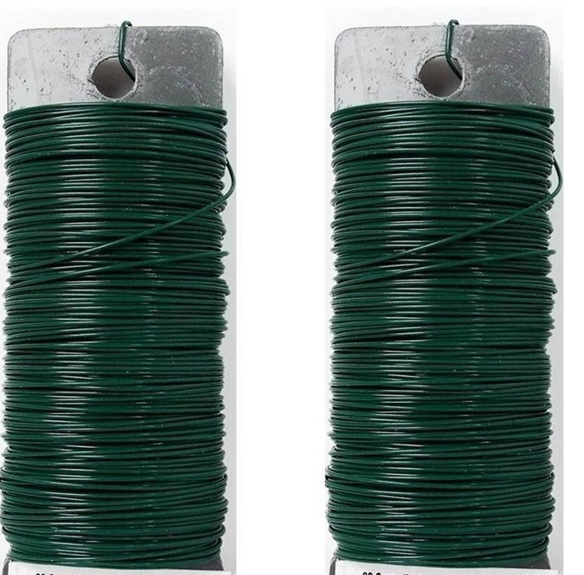 2.. 500 Total Feet Snare Trip Wire Green 26 Gauge Trip Alarm Camping Garden Bean