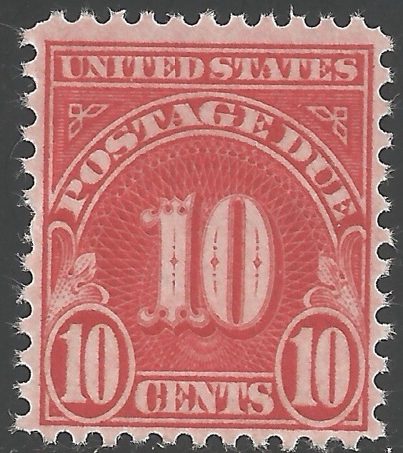 SCN J84, 10c Postage Due  (MOGNH)