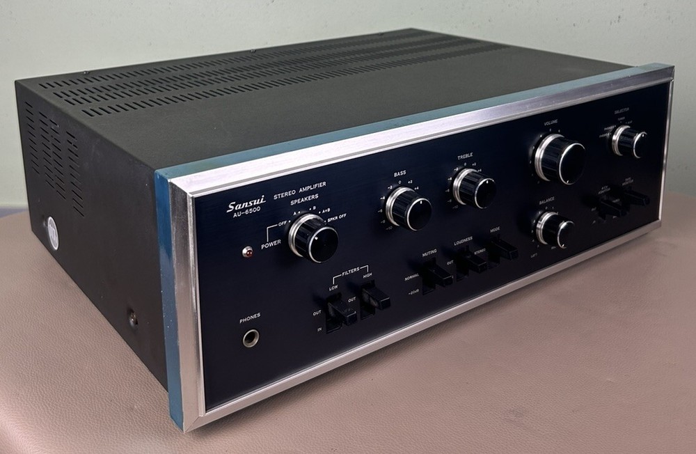 SANSUI AU 6500 INTEGRATED AMPLIFIER COOL