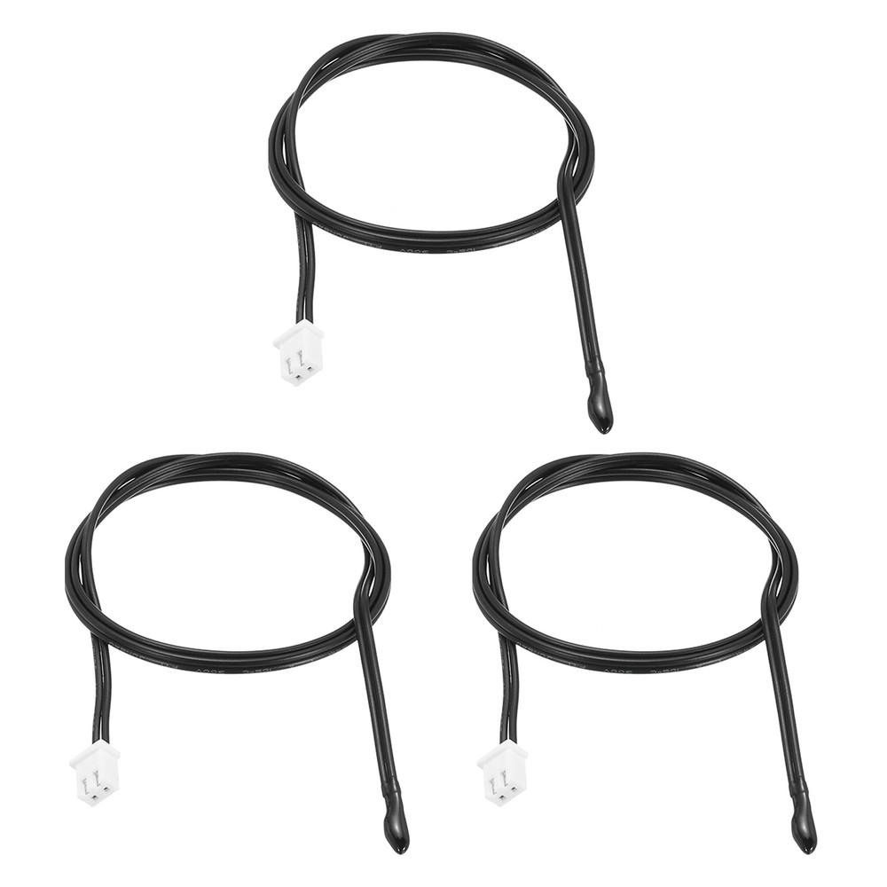 3 Pcs 10K NTC Thermal Sensor Probe,Epoxy Temp Sensor Probe 19.7 Inch