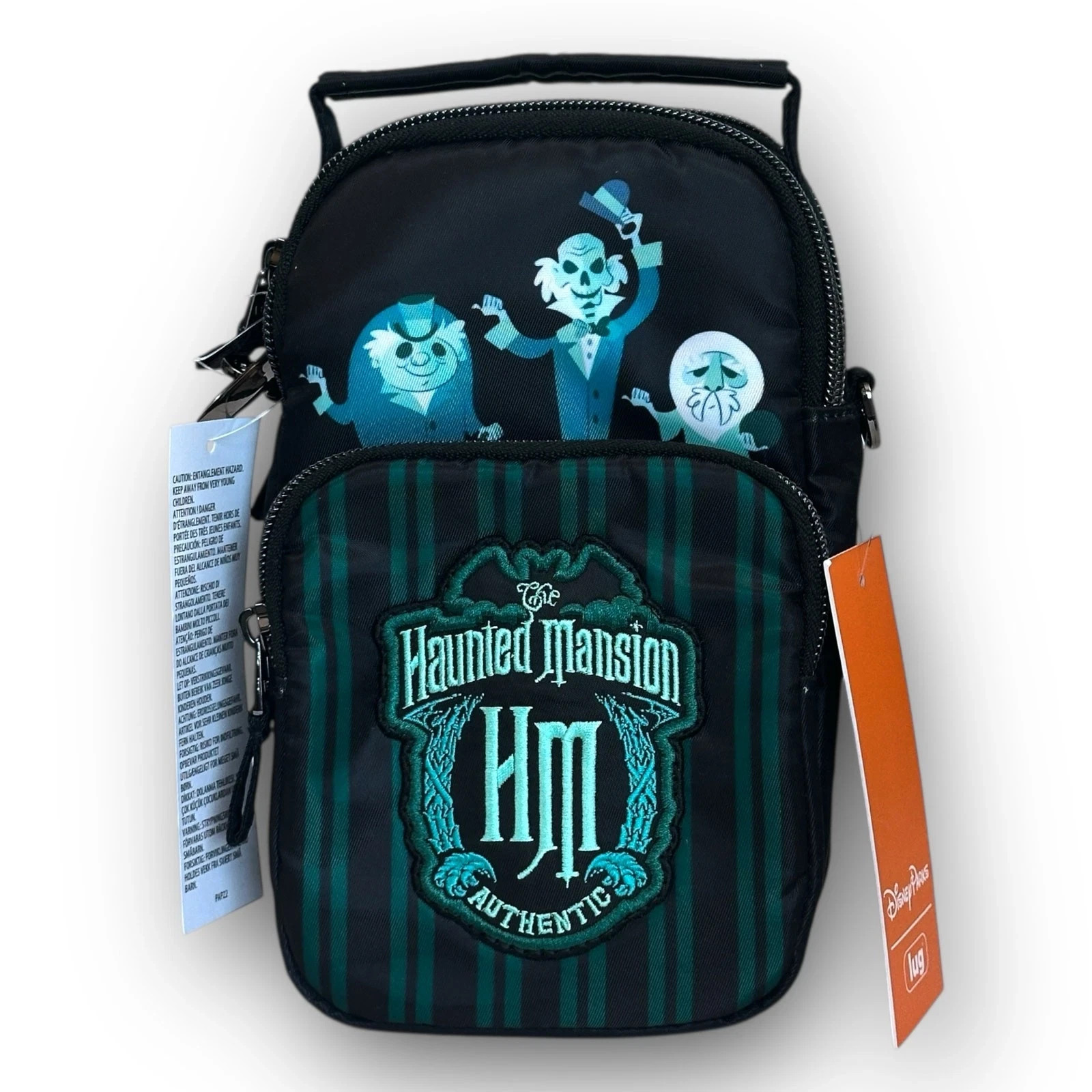Disney Parks Haunted Mansion Hitchhiking Ghosts LUG Mini Skeeter Crossbody Bag