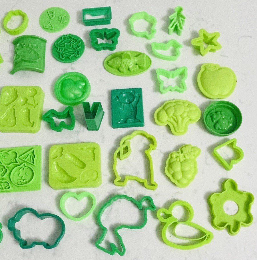 Play-Doh/Dough Accessories Molds Shape Cutters Assorted 40 Pcs