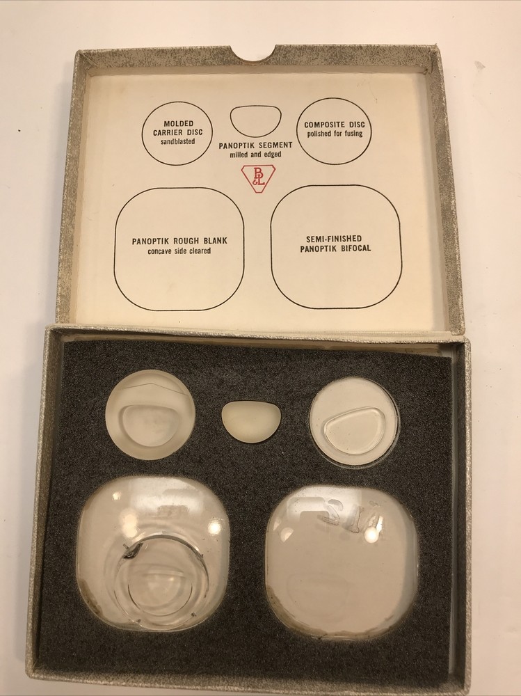 Bausch and Lomb Panoptik Segment milled and edged vintage construction set