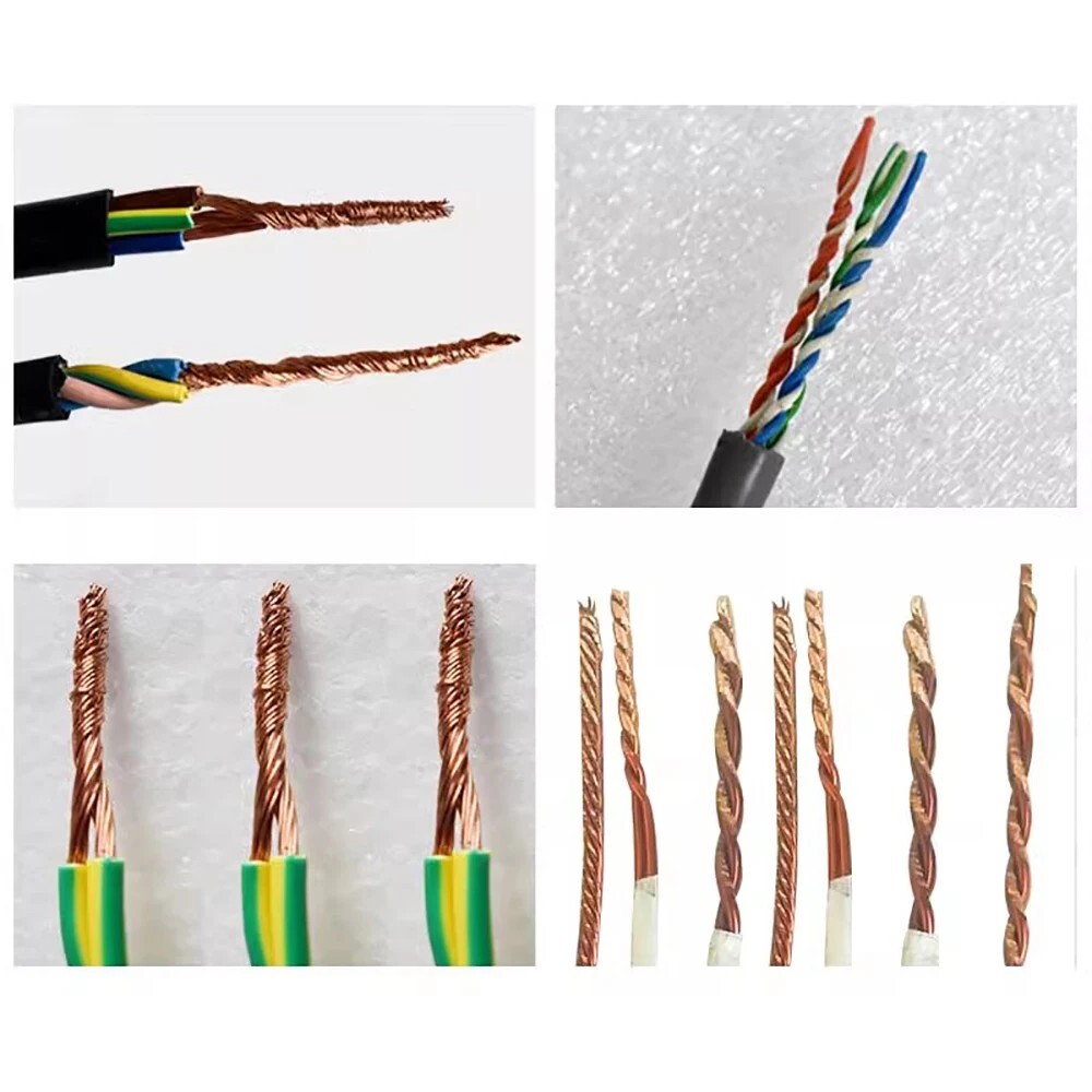 Industrial Electric Coarse Copper Wire Shielded Twisting Machine AdjustableSpeed