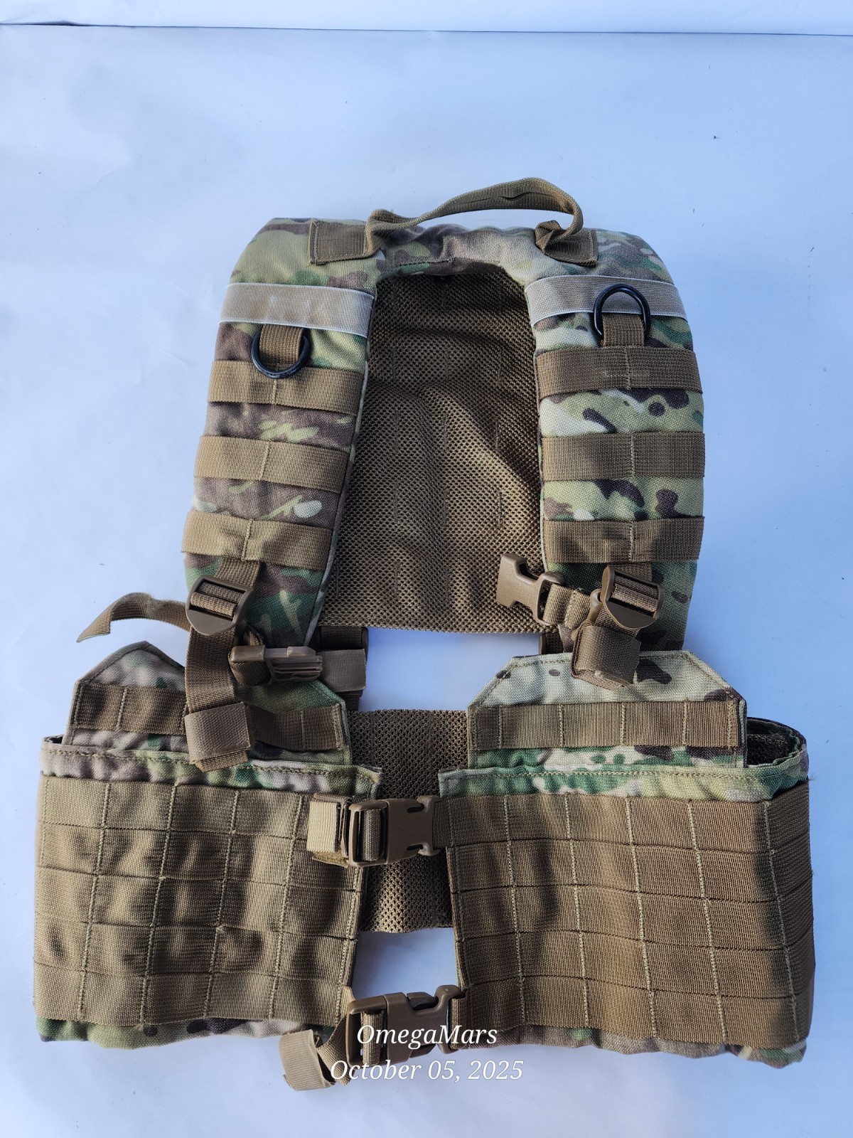 USGI H-Harness Load Bearing Vest / Tactical Vest / Multicam /OCP US Army Size L