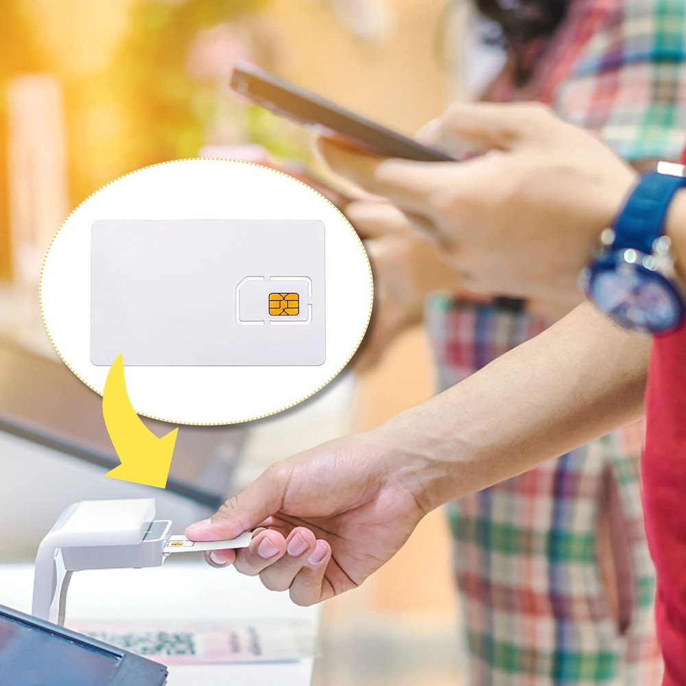 Smart SIM Card Reader Writer EMV Chip Reader Writer Programmer with 5pc Blank...