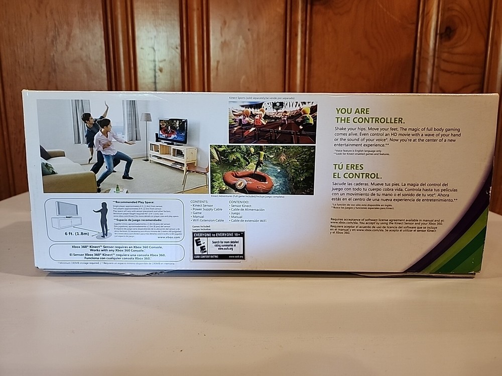 Microsoft Xbox 360 Kinect Motion Sensor Camera - New - Read