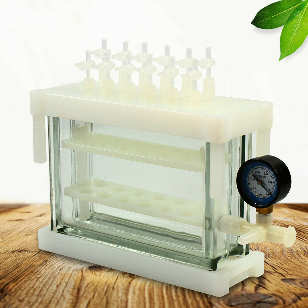 12 Position solid phase extraction vacuum SPE manifold e For Lab areas US Stock