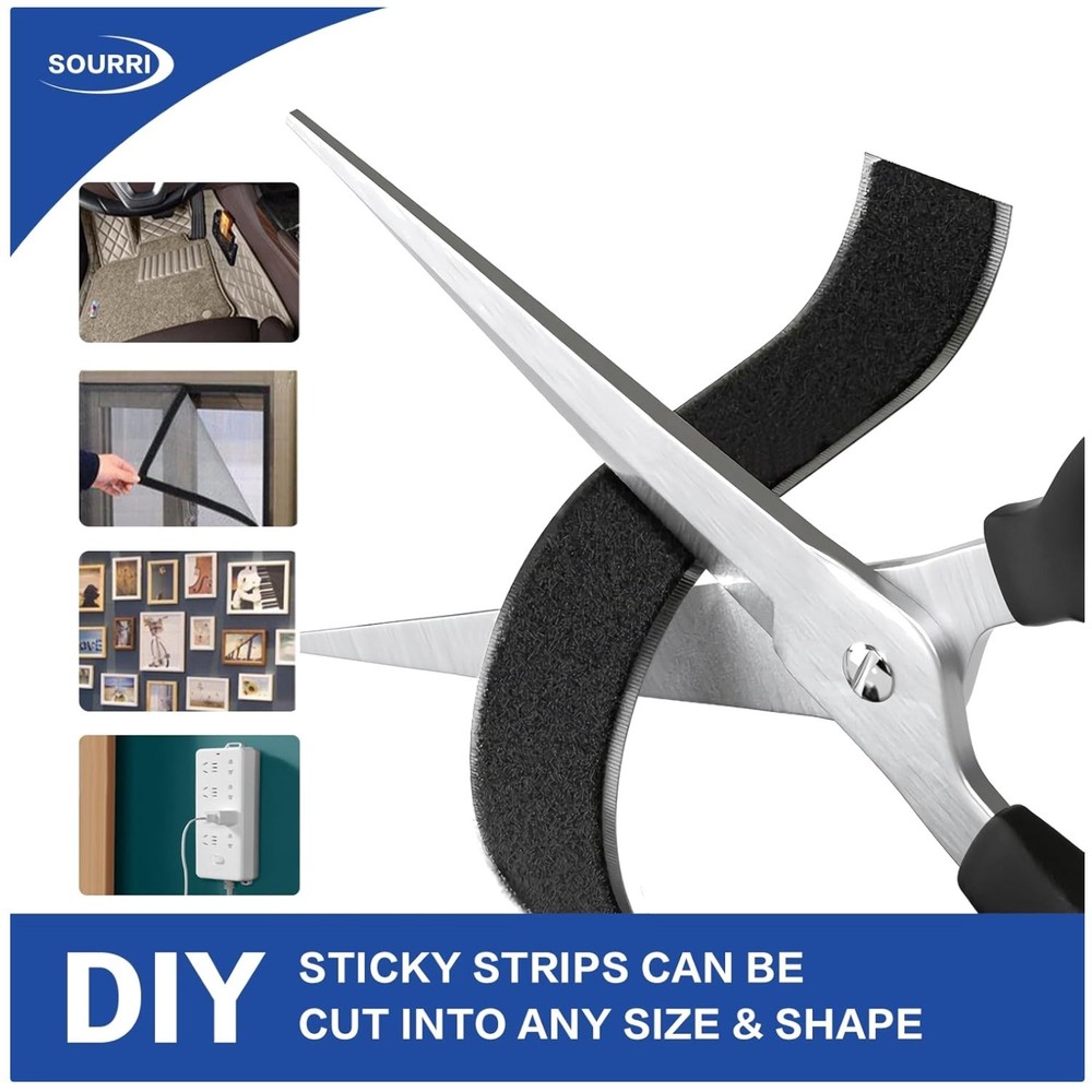 Strong Adhesive Hook Loop Tape - DIY Organization