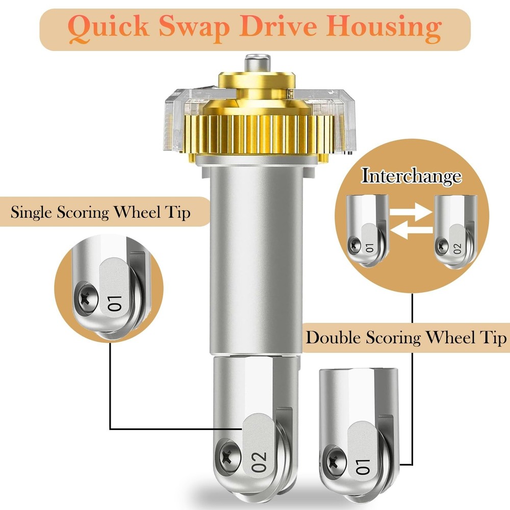 Scoring Wheel Combo Pack Tool, Scoring Wheel Compatible with Maker Machine, S...