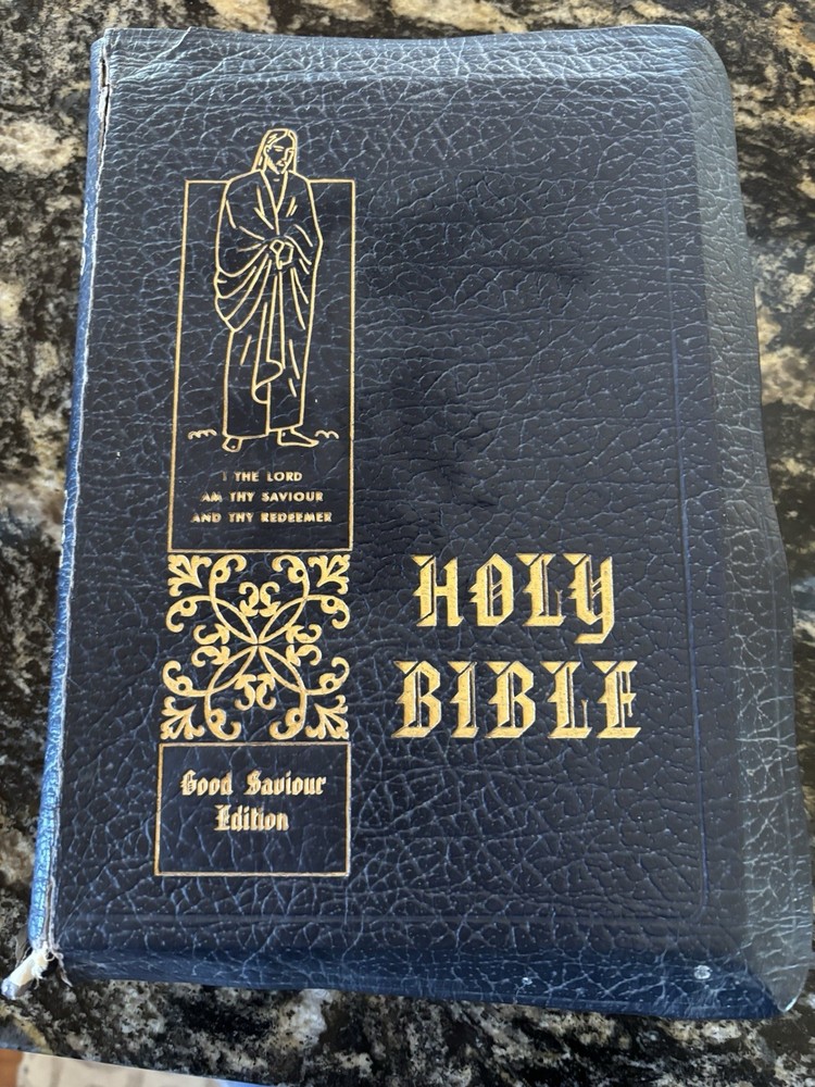 Vintage 1950s Holy Bible