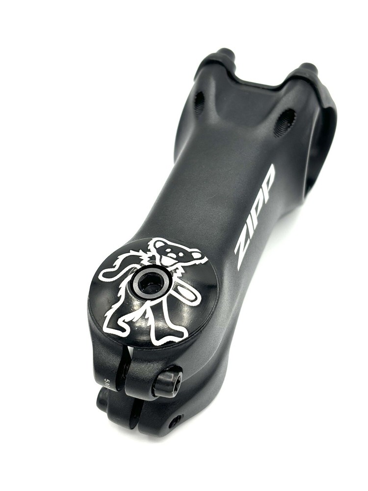 Dancing Bear - Threadless Bicycle Headset Stem Black Cap 1 1/8"