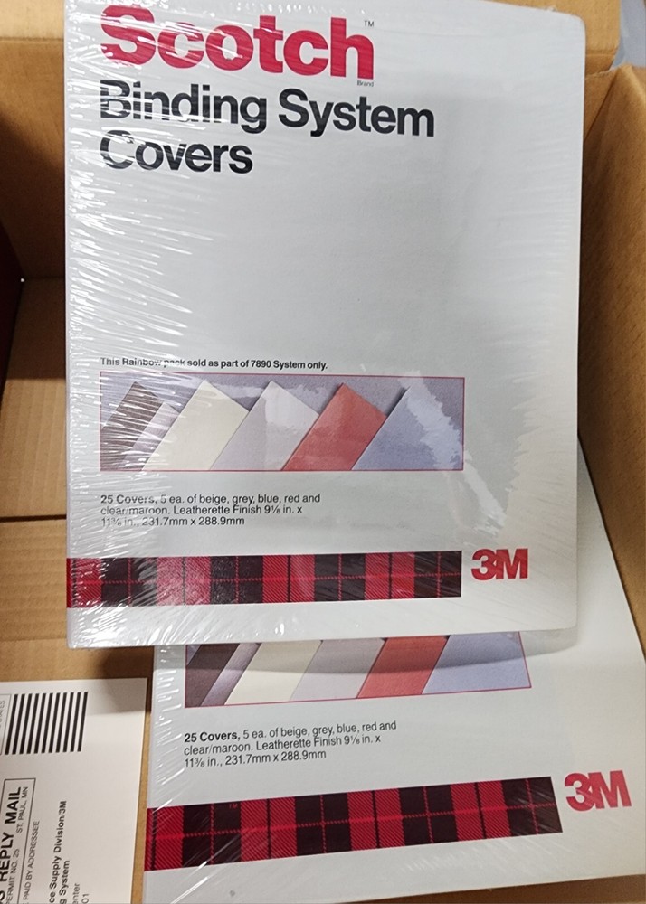 3M Scotch Binding System Model 7890 with Box, Book Binding Making