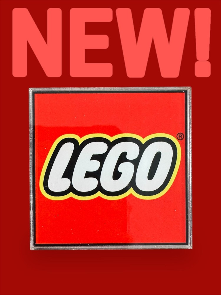 NEW CUSTOM LEGO Logo Acrylic MAGNET - 2"x2" Square