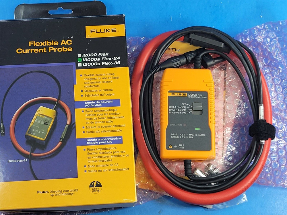 Fluke i3000s Flex-24 Flexible AC Current Probe , New