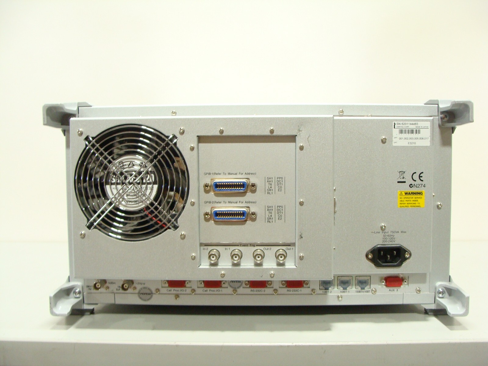 Anritsu MT8820C Radio Communication Analyzer + LTE FDD / TDD & Spectrum Monitor