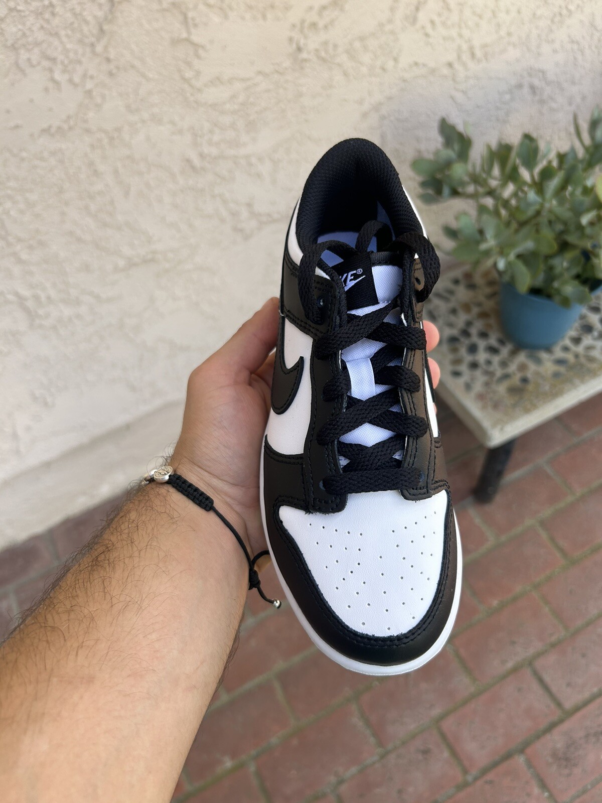 Nike Dunk Low Retro White Black Panda 2021 (PS) CW1588-100 New US Preschool Size