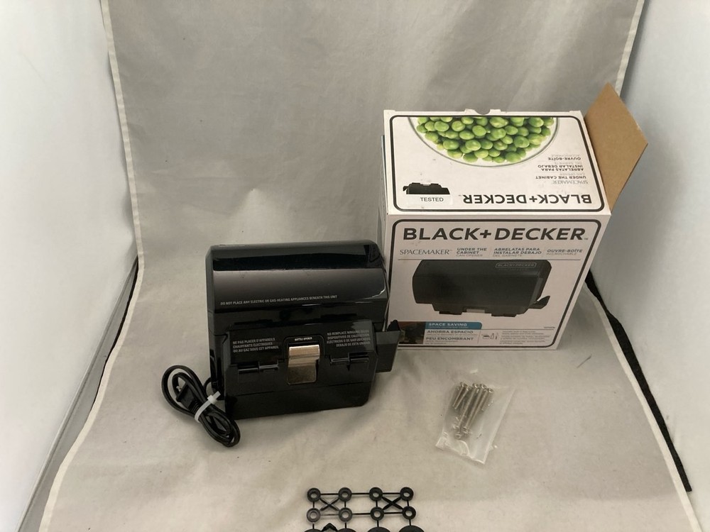 BLACK+DECKER CO100B Spacemaker Multi-Purpose Can Opener - Black