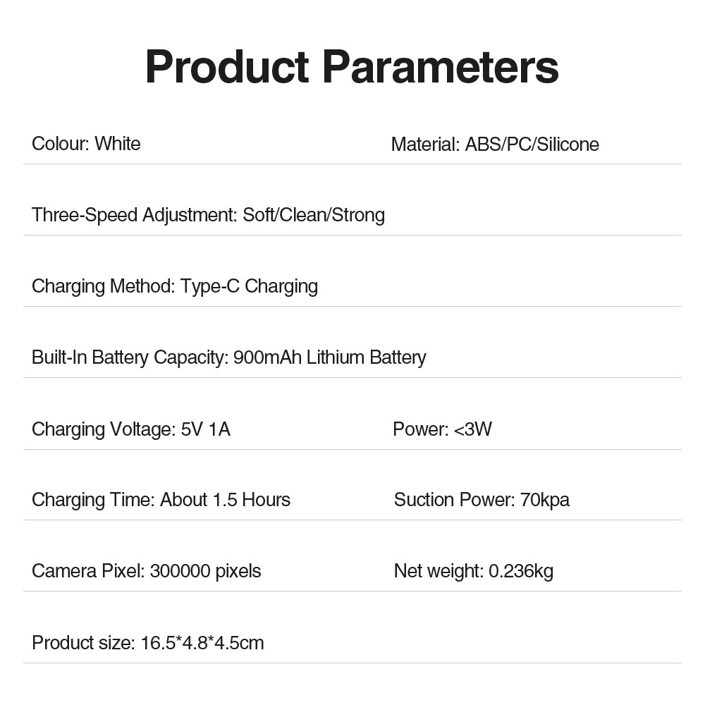 Visible Tonsil Stone Removal Kit with HD Camera Electronic Tonsil Stone Remover