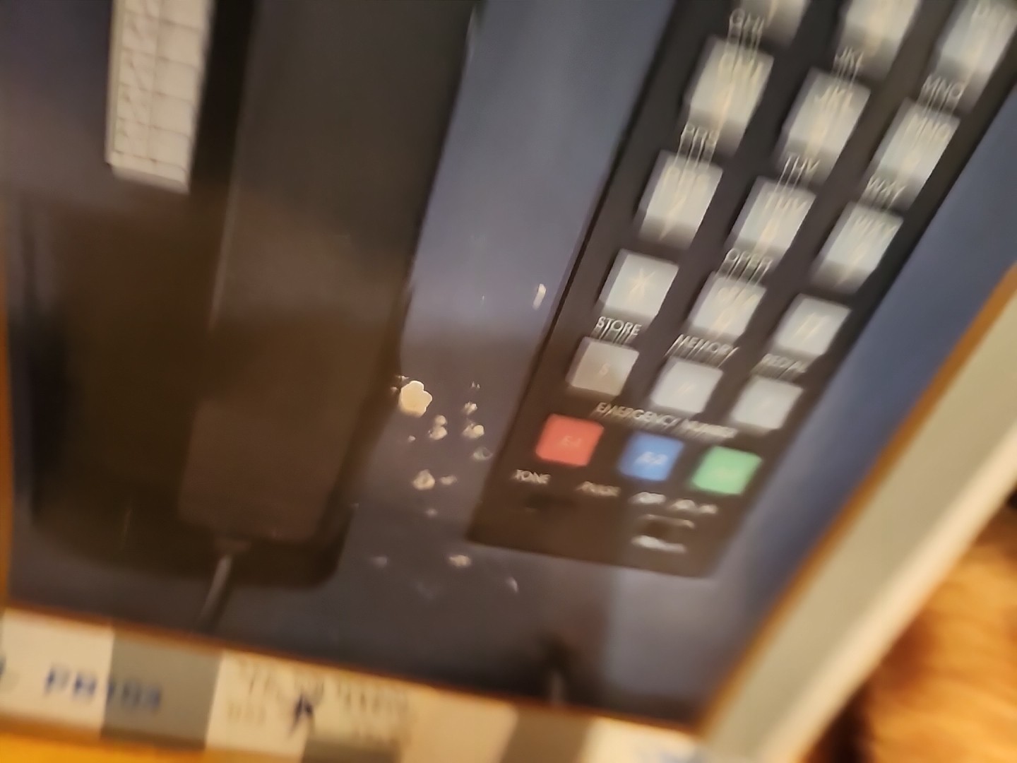 Vntg Police Emergency Patrol Box 911 Telephone Starlight Randix PB 104 W/ Box