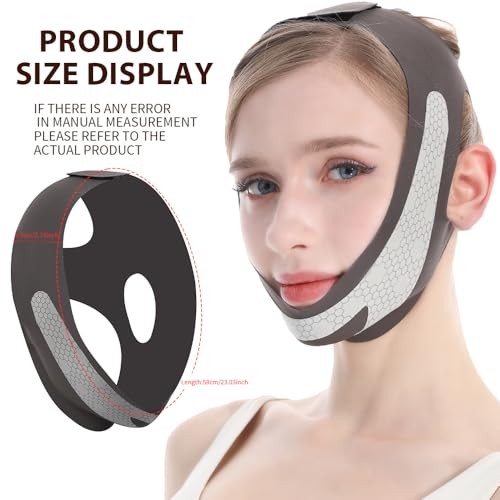 Graphene V Line Lifting Mask, Face Lifting Strap for Sleeping, Reusable & Adj...