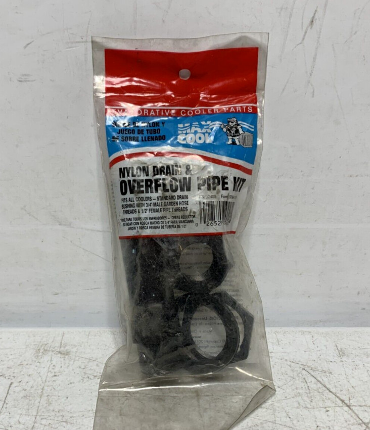 Dial 92405 Nylon Drain and Overflow Pipe Kit