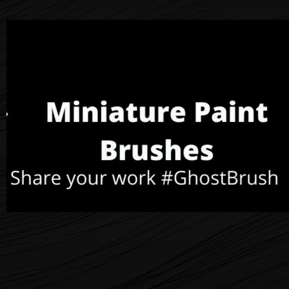 Ghost Brush 2 Pack Size #2 Kickstarter Miniature Paint Brushes Warhammer