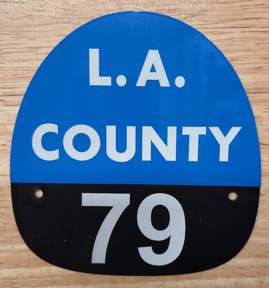 LA COUNTY 79  FIRE HELMET SHIELD