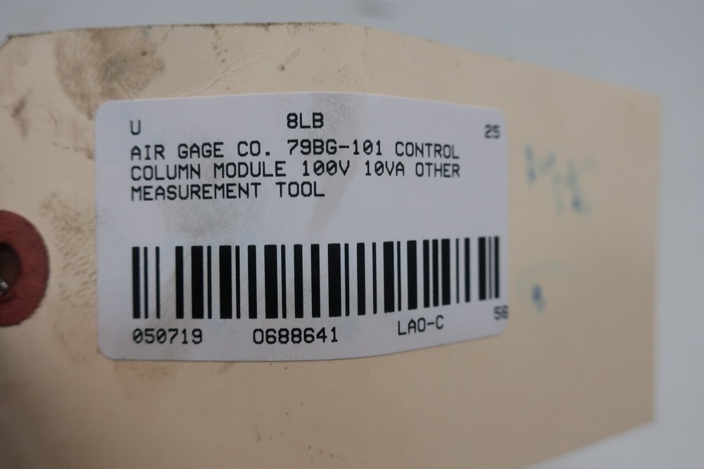 Air Gage Co. 79BG-101 Control Column Module 100v 10va