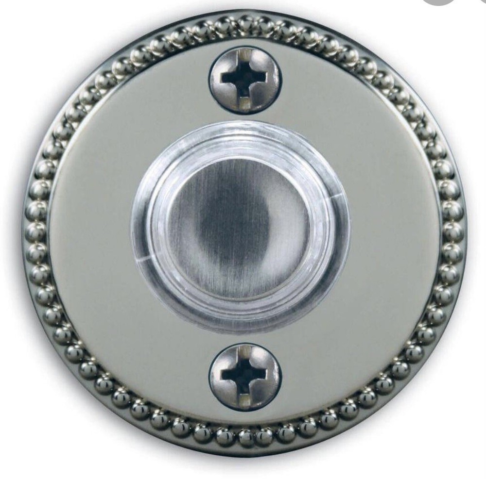 Heath Zenith DW-705 Wired Push Button LED Lighted Doorbell