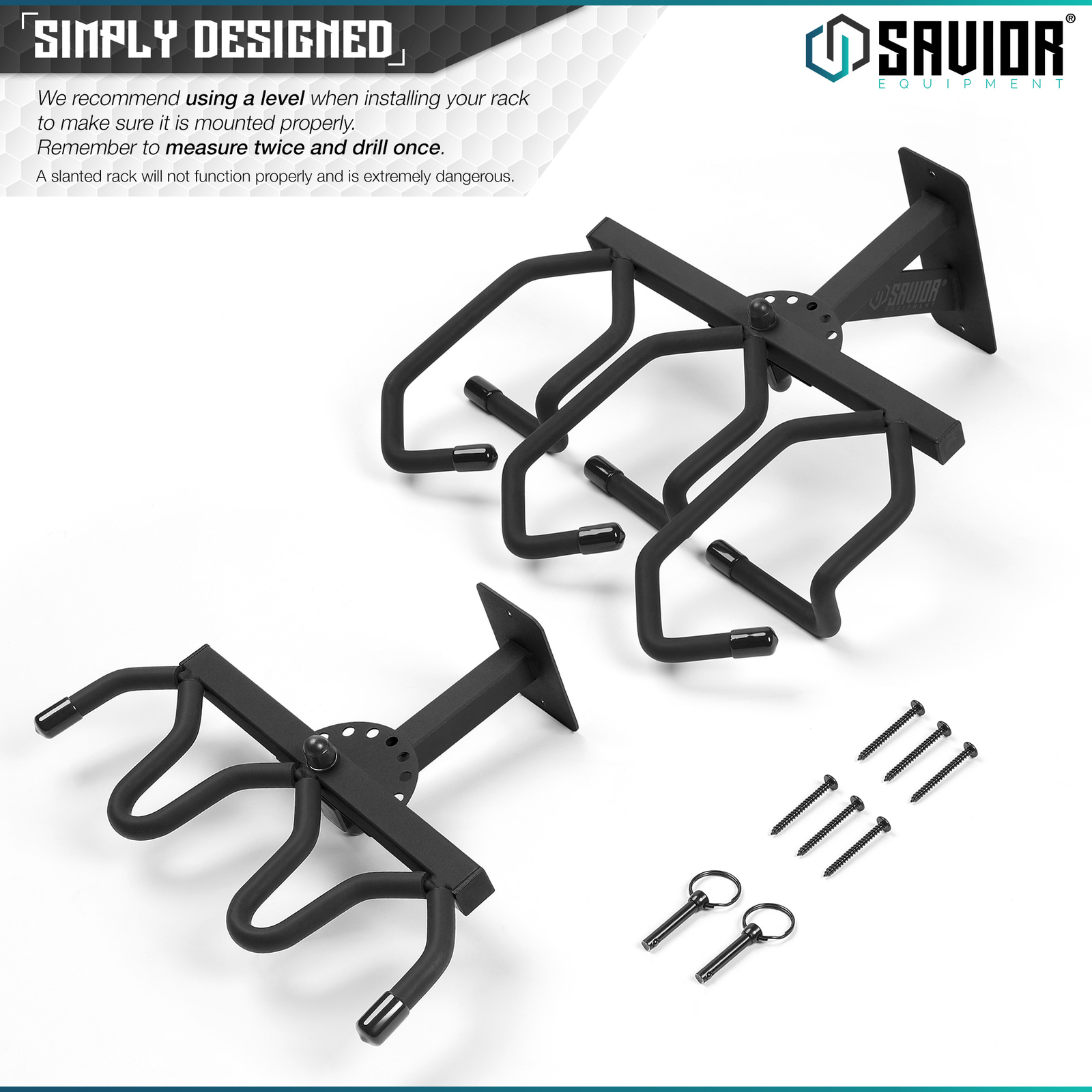 [SAVIOR]Vertical 3 Gun Rifle Wall Mount Rack Carbine Shotgun Hook Hanger Display