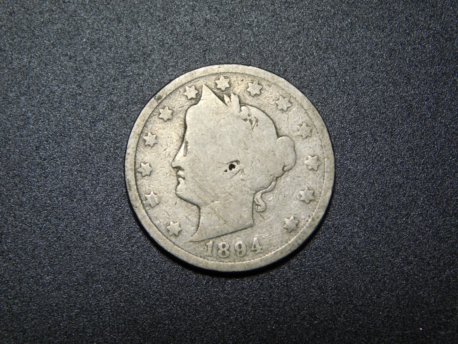 OLD US COIN 1894 LIBERTY HEAD NICKEL