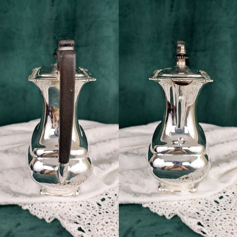 Vintage Rectangular Wallace Silver Plated Tea Set