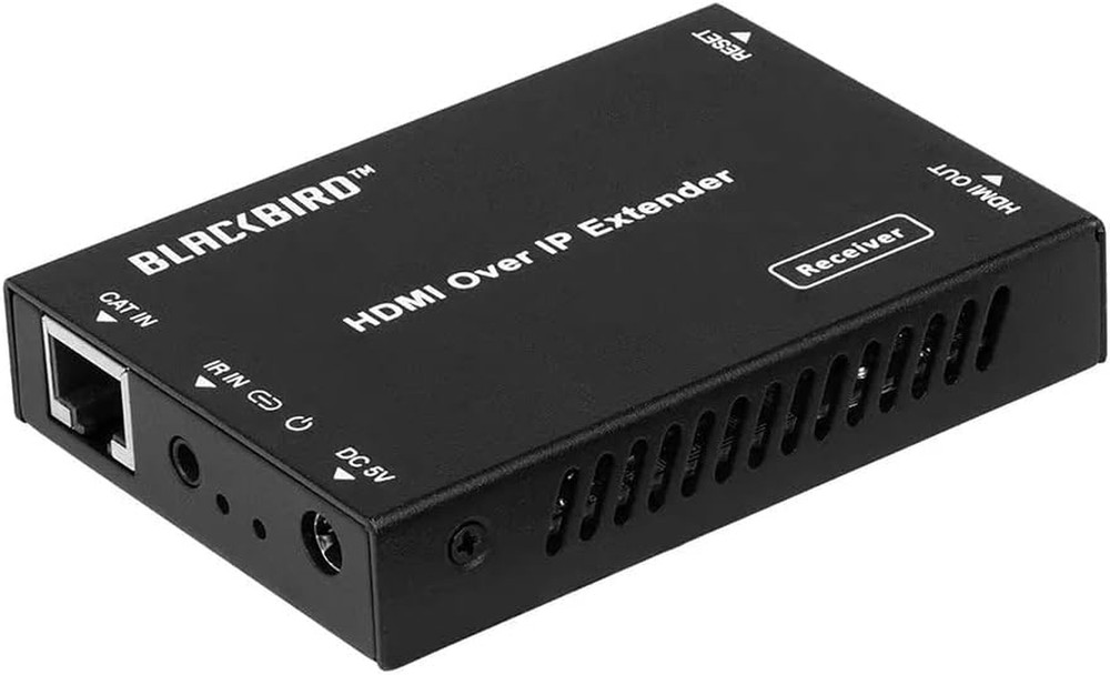 Blackbird H.265 HDMI over IP Decoder/Receiver Splitter System and Extender up to