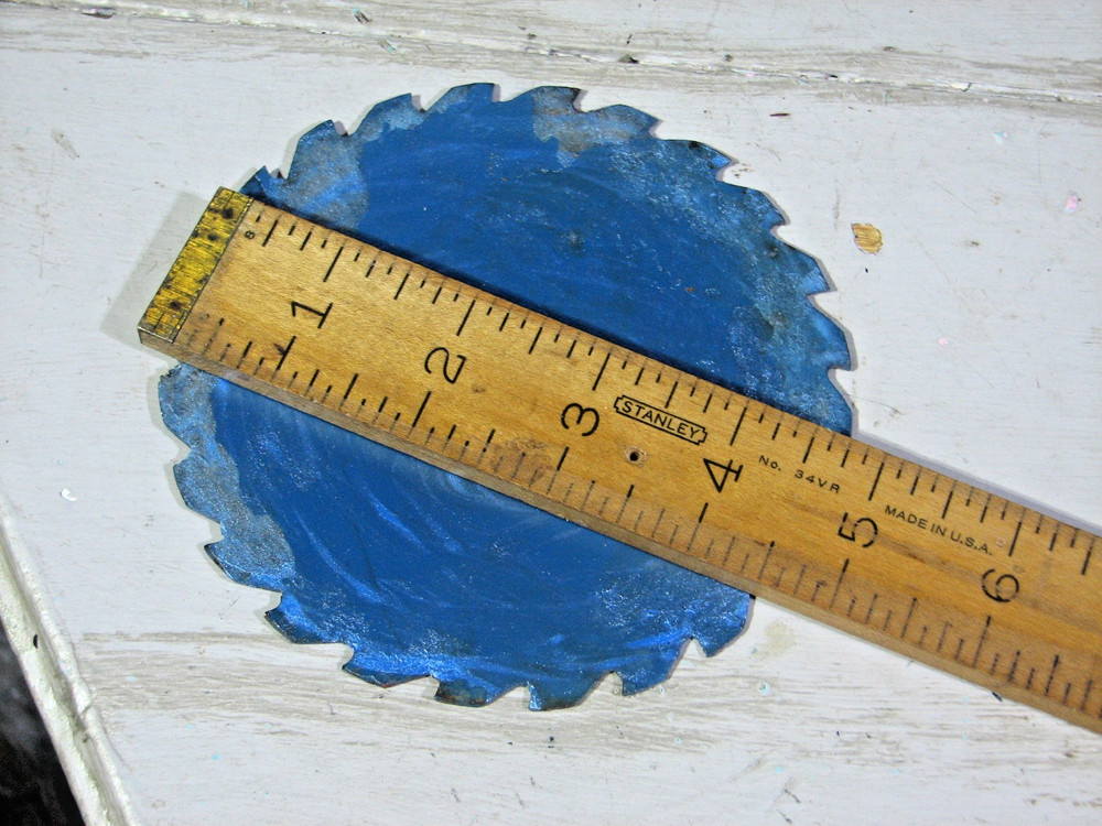Beautiful Hand Painted Saw Blade