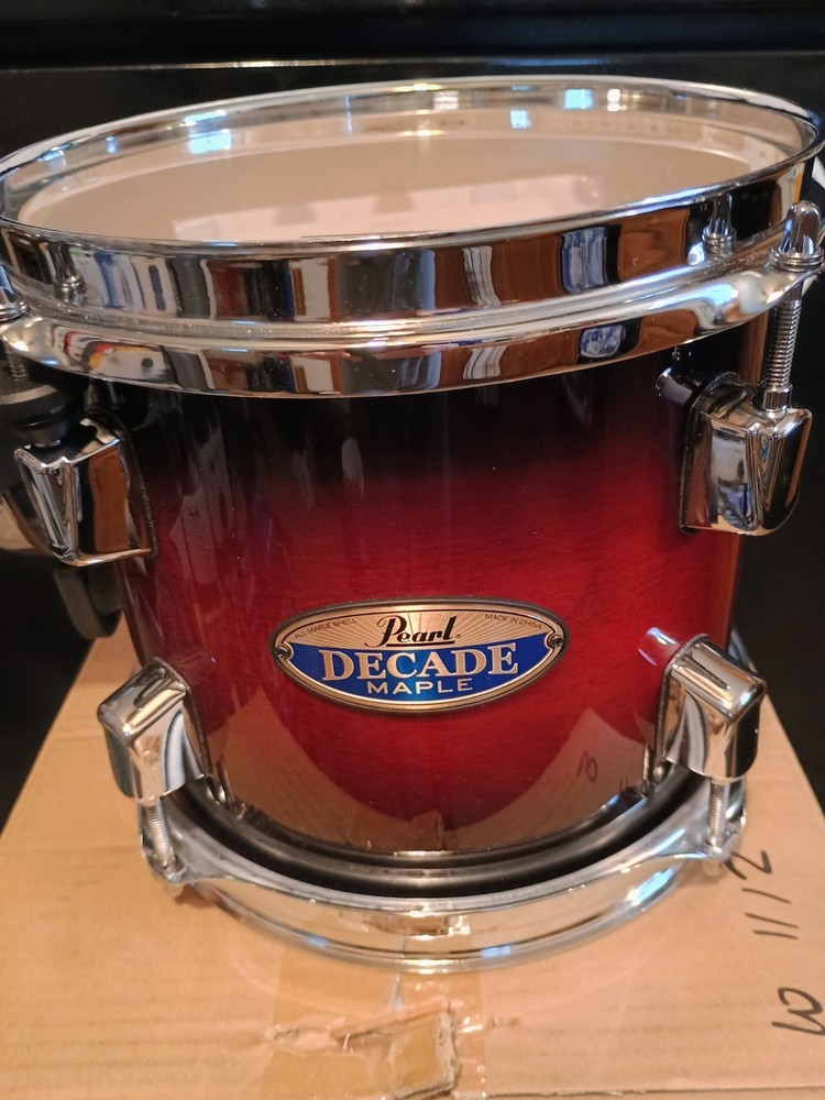 PEARL DECADE DEEP RED BURST 8 X 7 TOM