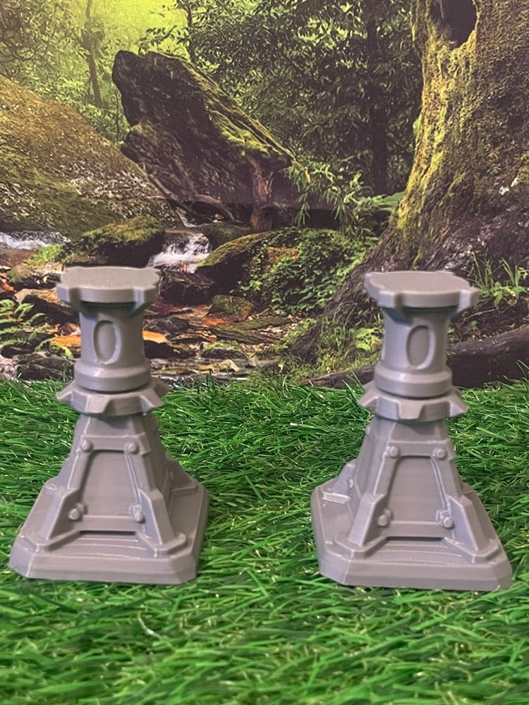 Warhammer DnD Compatible Terrain BUNDLE Grey Unpainted