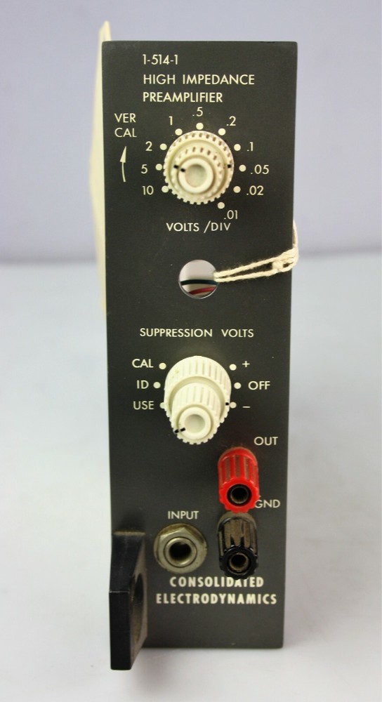 Consolidated ElectroDynamics 1-514-1 High Impedance Preamplifier
