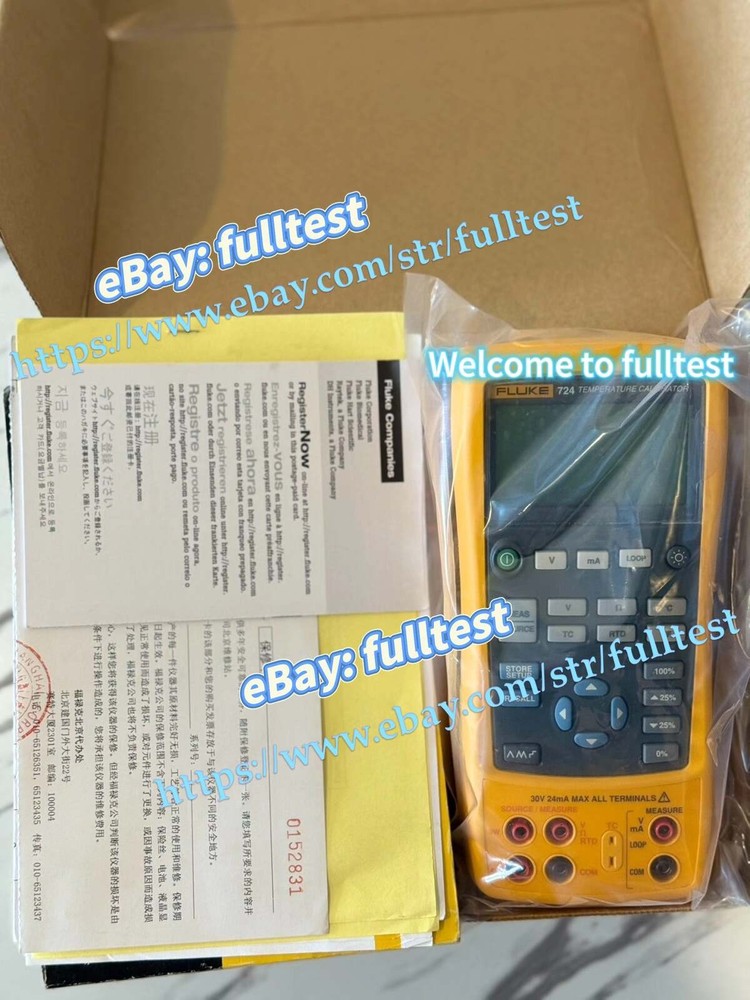NEW Fluke 724 Documenting Multifunction Process Calibrator -fulltest