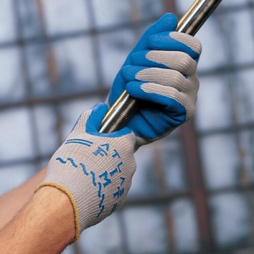 SHOWA ATLAS 300 LATEX RUBBER PALM DIPPED WORK GLOVES BLUE, GENERAL PURPOSE