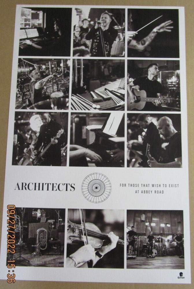 ARCHITECTS "FOR THOSE THAT WISH TO EXIST AT ABBEY ROAD" U.S. PROMO POSTER