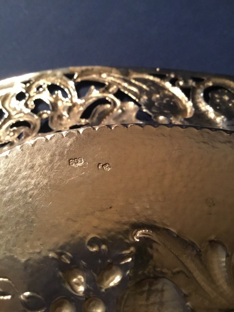 SILVER - GERMAN - 19Th CENTURY - OVAL FORM - FRUIT BOWL