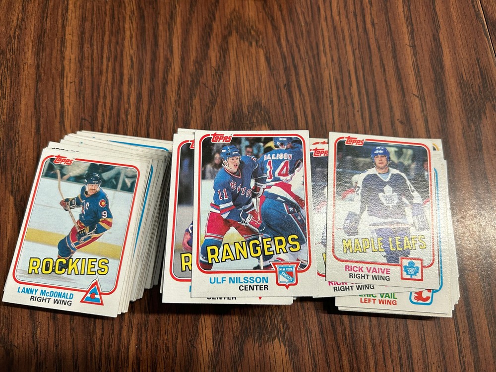 1981-82 TOPPS HOCKEY -  YOU PICK